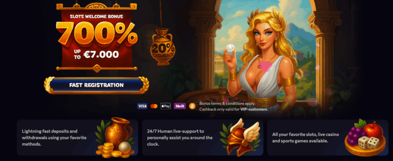 gerenommeerd Aphrodite Casino gratis spins banner in Belgium