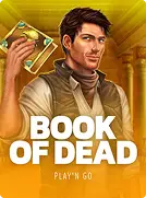 Book of Dead slot by Play'n GO at Aphrodite Casino